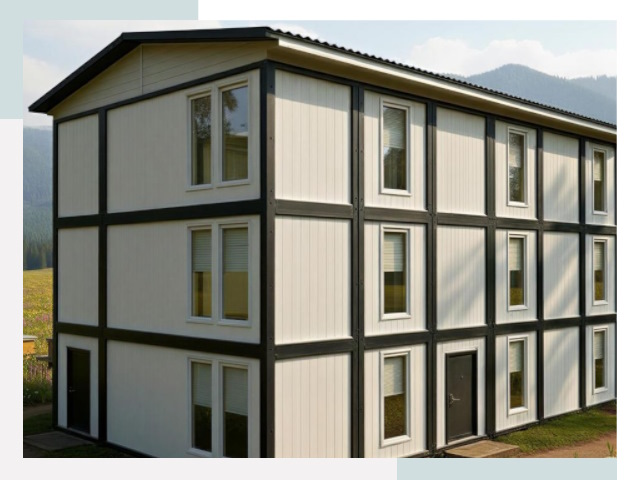 Модульные общежития в Барабинске