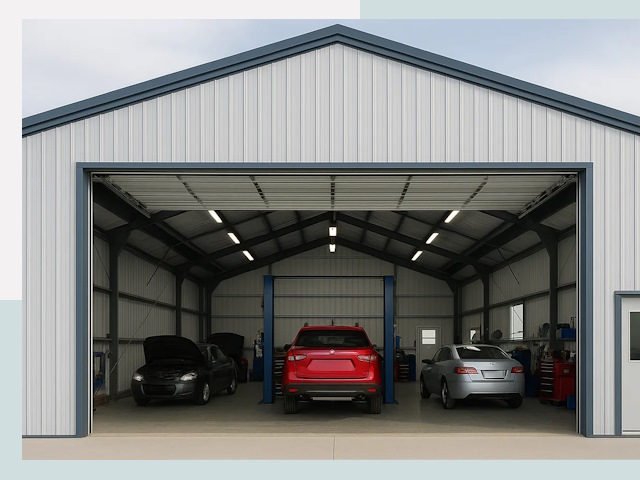 Ангары из сэндвич панелей от 609 руб. в Барабинск