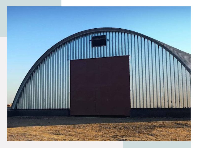 Арочные ангары в Барабинске