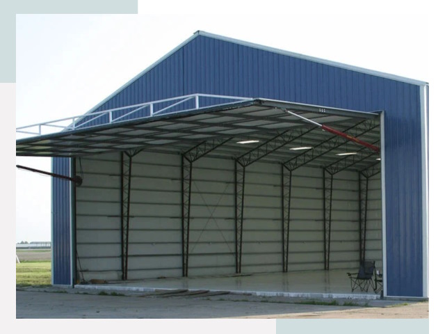 Прямо стенные ангары в Барабинске