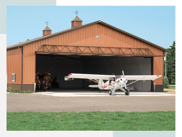 Ангары для самолетов в Барабинске