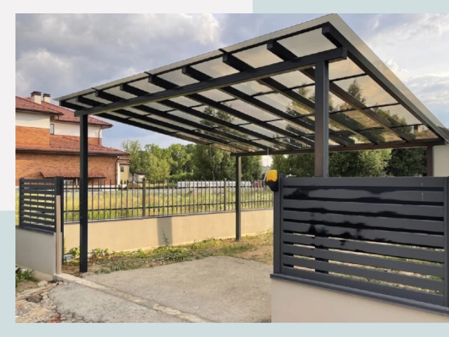 Металлические навесы в Барабинск от 609 руб. за м²