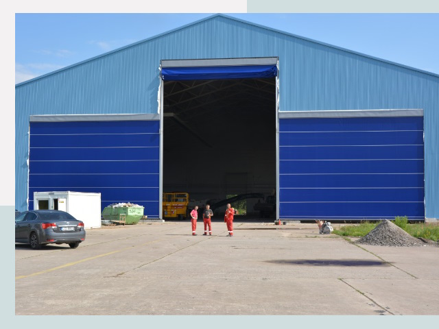 Ангарные ворота в Барабинск от СтальСтрой-Ббн по цене 609 руб.