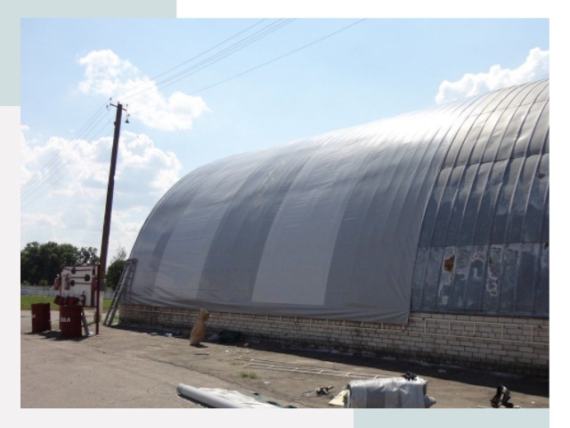 Ремонт ангаров в Барабинске