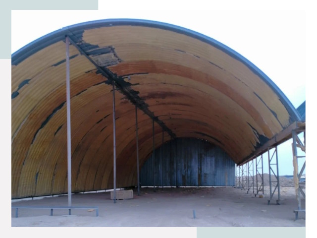 Реконструкция ангаров в Барабинске