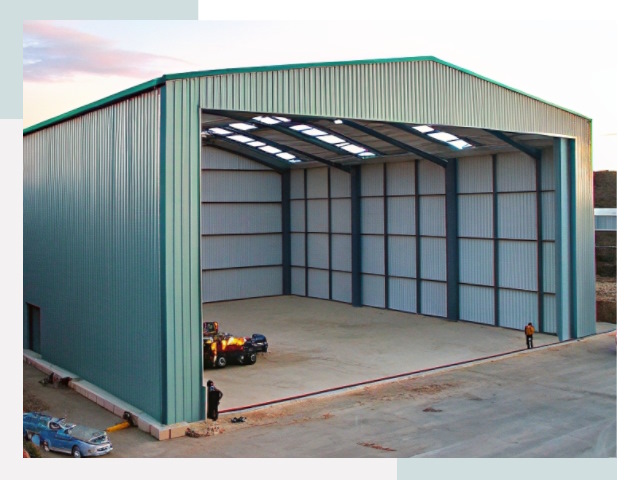 Строительство ангаров в Барабинске